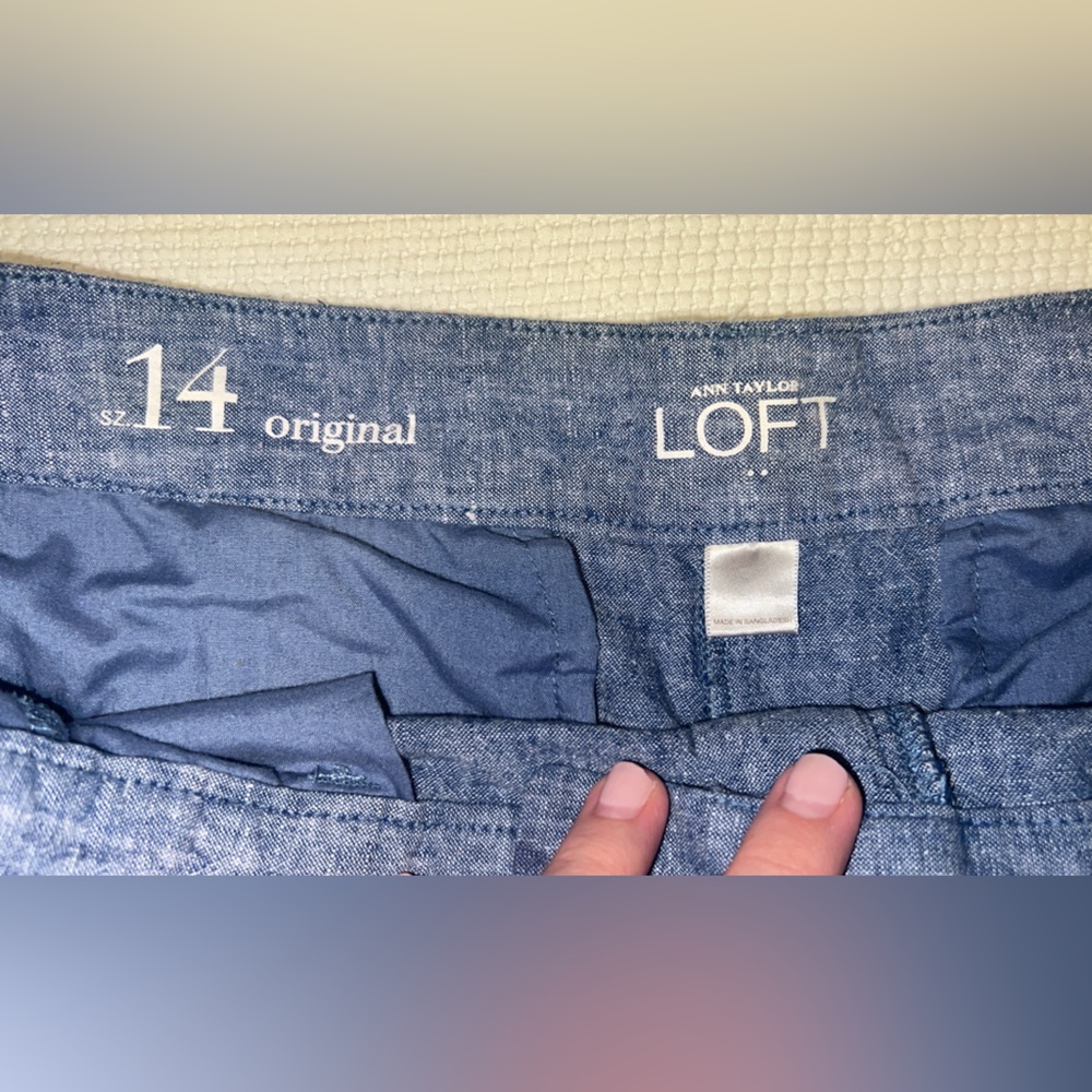 Loft Linen Short SZ 14 - Picture 2 of 3
